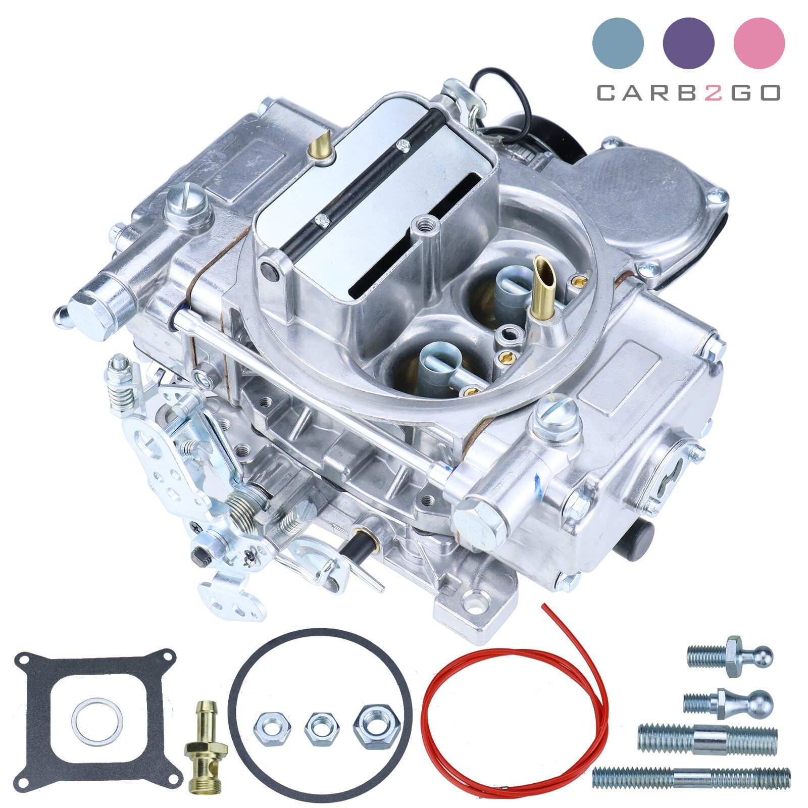 600-699CFM 4 Barrel Carburetor Repalce Holley 4160 Electric Choke 0-80457S