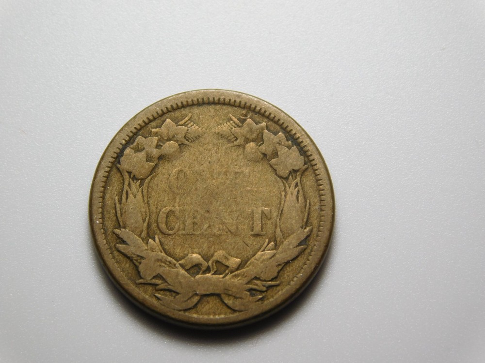 OLD US COIN 1858 FLYING EAGLE CENT PENNY