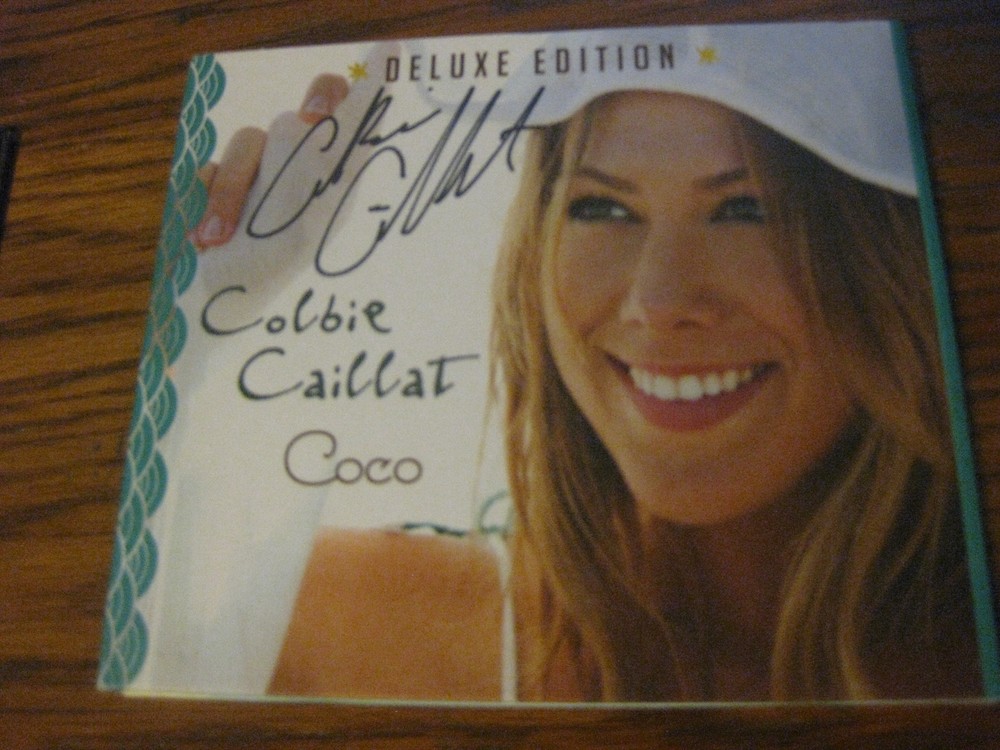 COLBIE CAILLAT COCO Deluxe Edition SIGNED AUTOGRAPHED CD