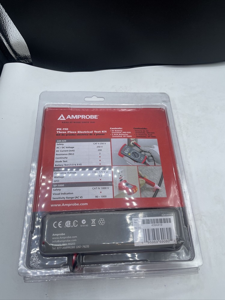 Amprobe PK-110 Electrical Test Kit
