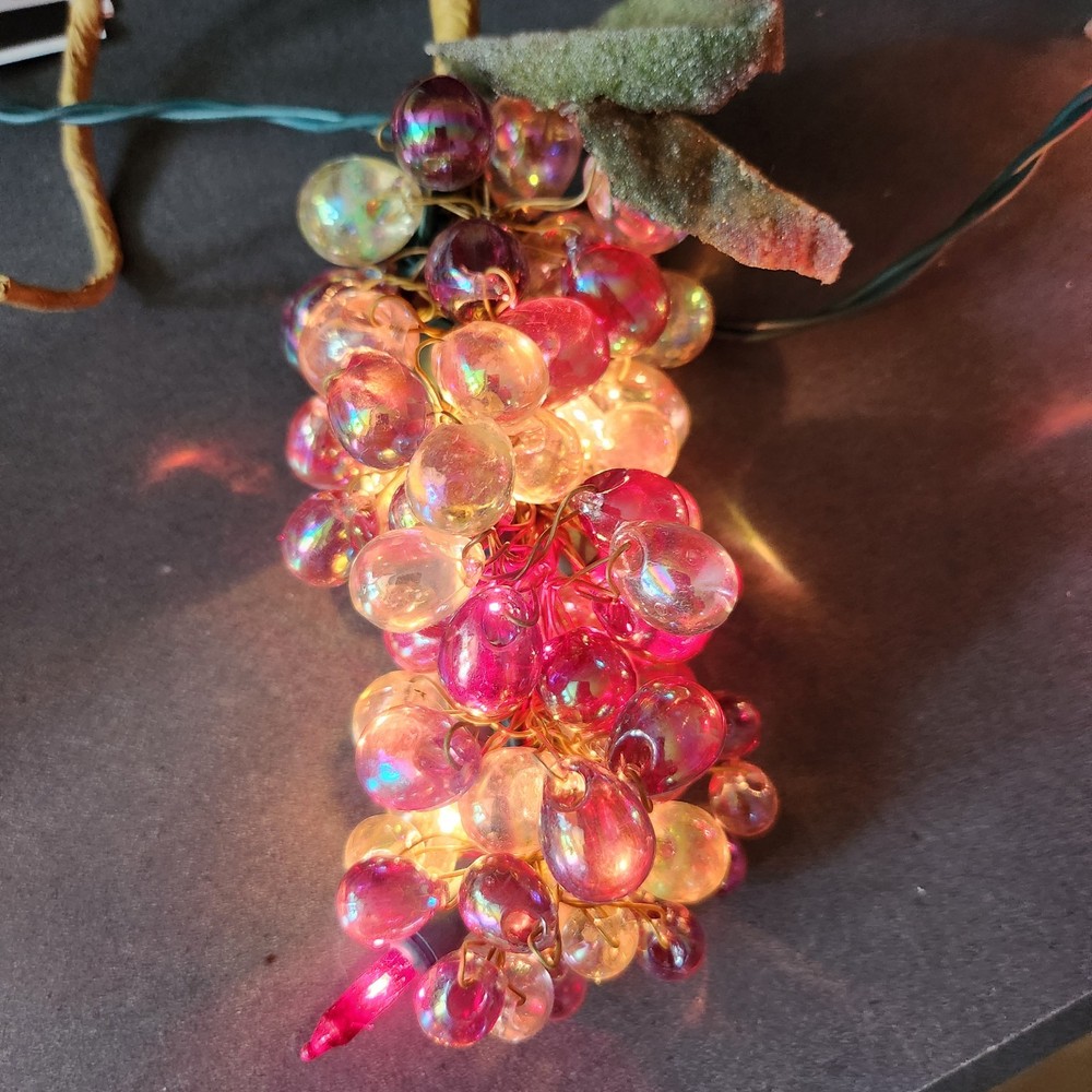GRAPE CLUSTER LIGHTS 5 Clusters On String Indoor/Outdoor