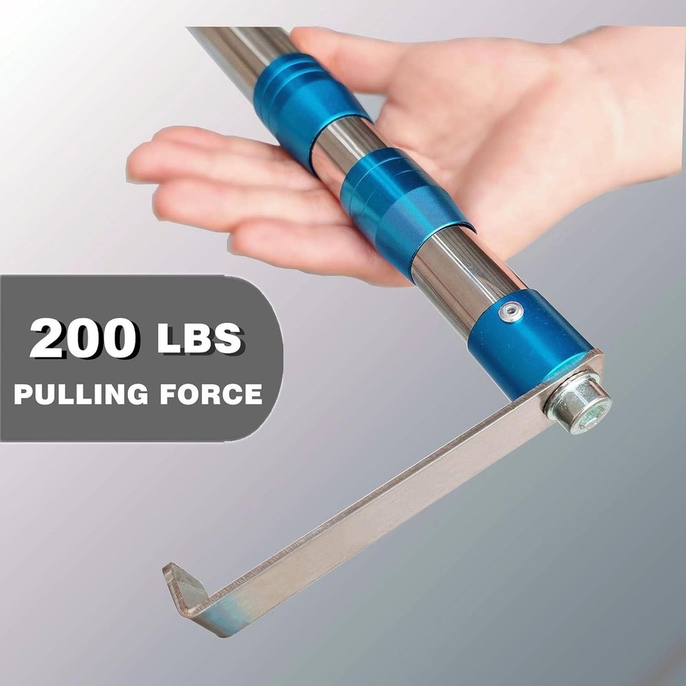 Versatile Cargo Grabber - 6.3 Ft Heavy Duty Tool with Hooks for Easy Use