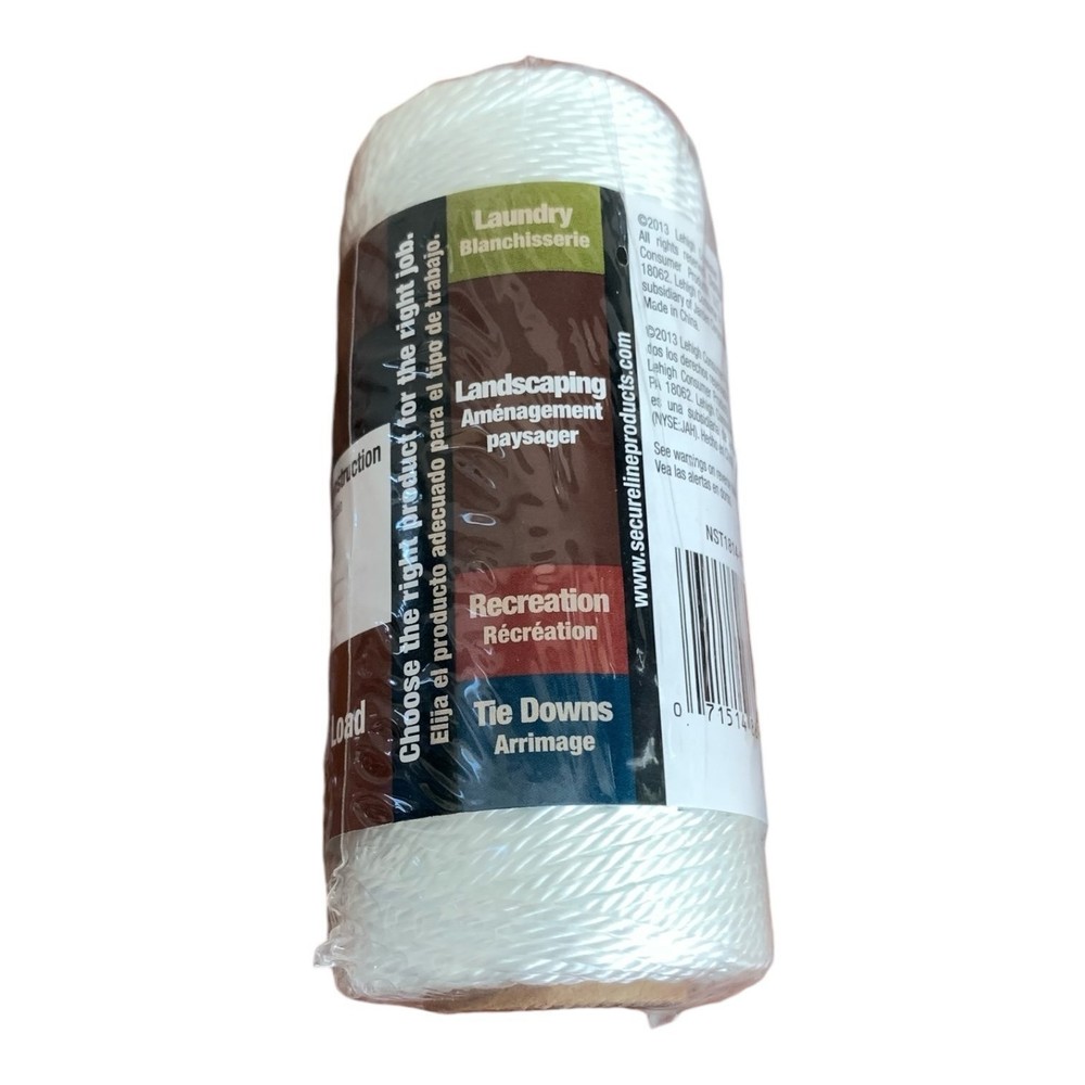 New SecureLine Twisted Mason Line Rope Nylon Rope