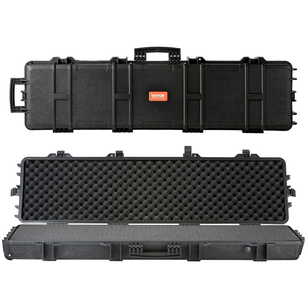 50 Inch Tactical Range Case 3 Layer Foam Wheels IP67 Waterproof Lockable