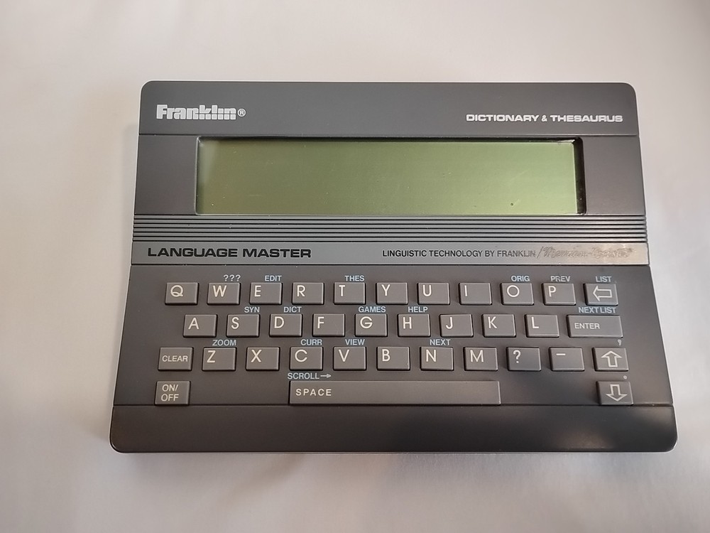 Franklin Language Master LM-2000B Dictionary Thesaurus Language Master, Tested