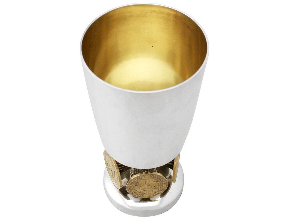Sterling Silver Goblet by Stuart Devlin - Vintage Elizabeth II