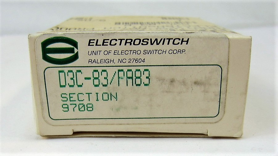Electroswitch D3C-83/PA83 Rotary Switch Replacement Section Wafer D3C-83-P New