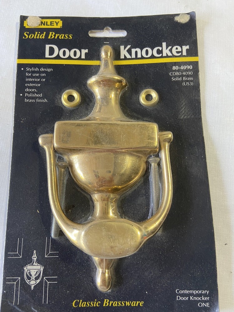 Stanley Door Knocker solid Brass