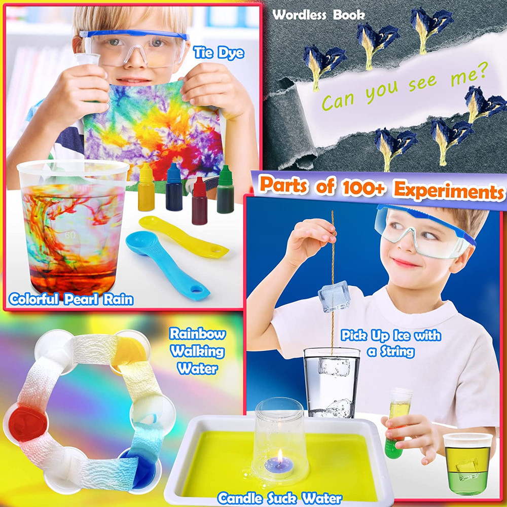 100+ Science Lab Experiments Kit for Kids - Educational Learning Toy