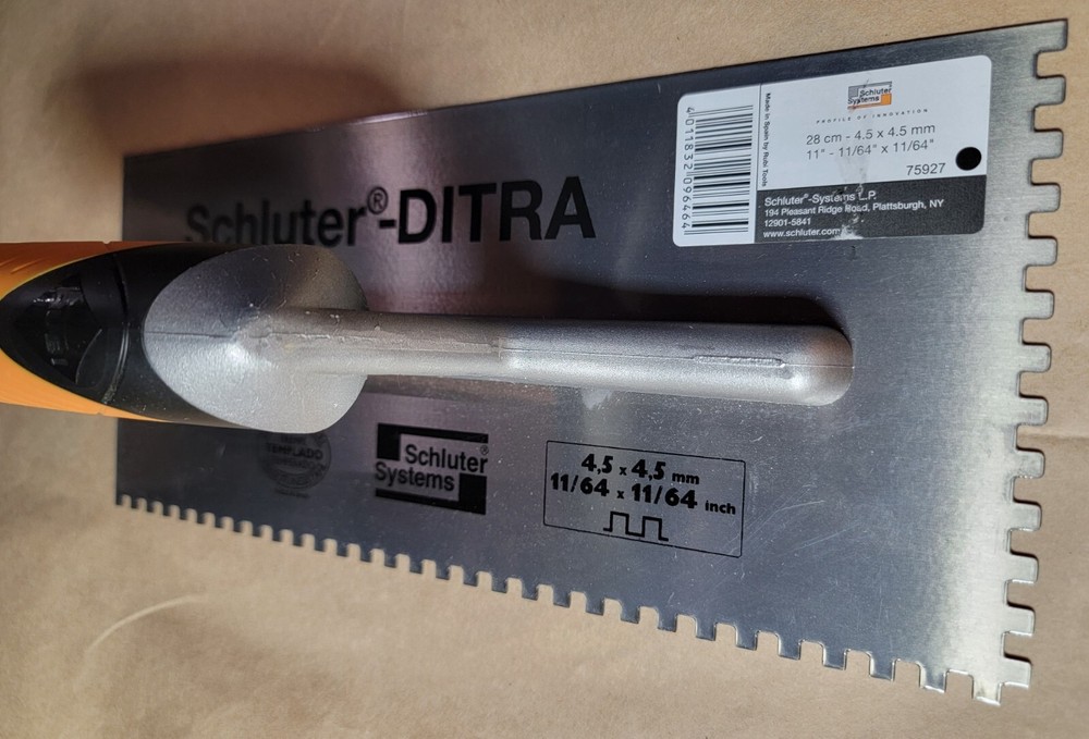 Schulter Ditra Trowel 11/64"