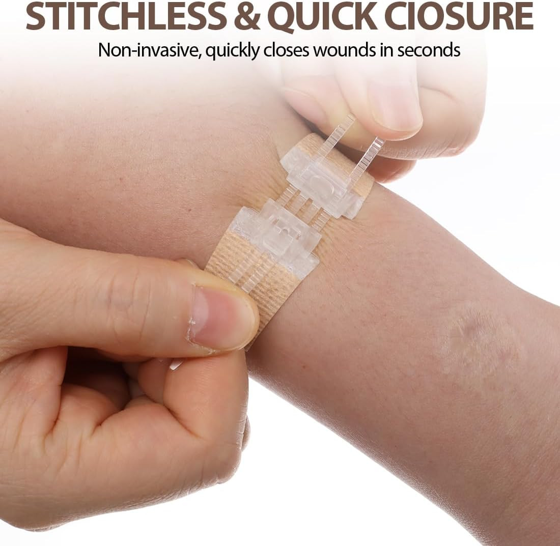 Wound Closure Strips 5Pcs Emergency Laceration Closures Butterfly Stitches Sutur