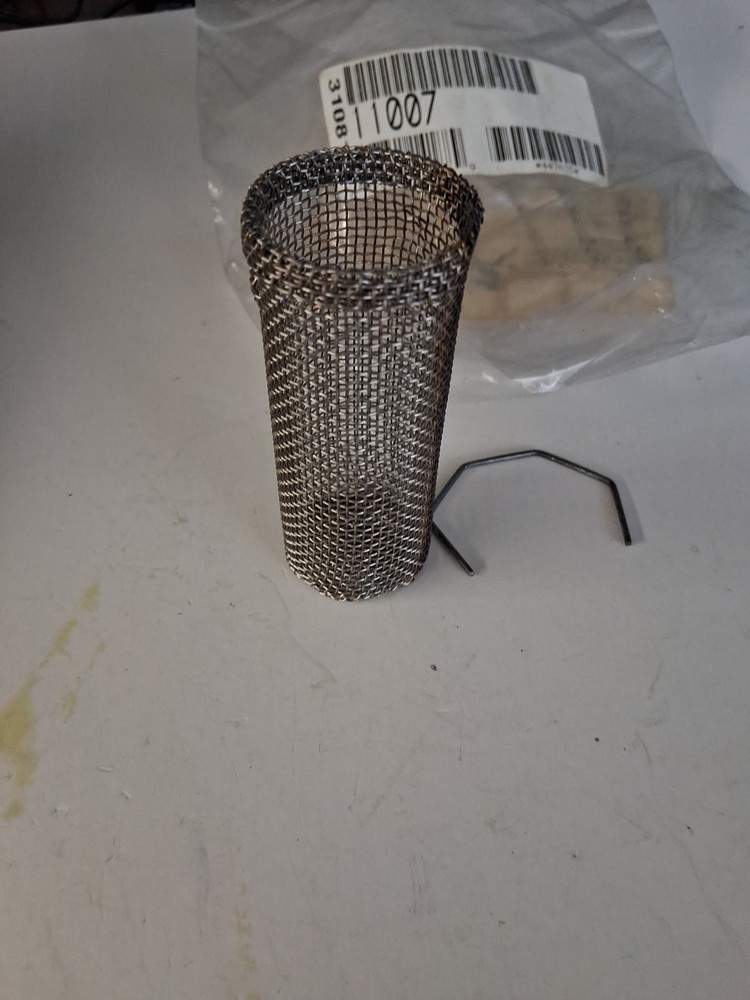 JUSTRITE 11007 Flame Arrestor, SS, Silver, 1-1/4"