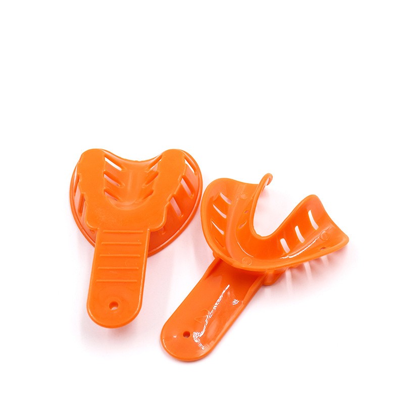 1 Set Dental 6 Different Sizes Impression Plastic Assorted Kit Upper/Lower Trays