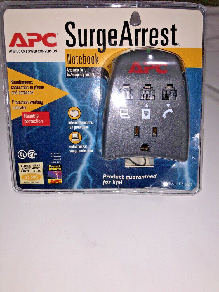 APC Notebook Surge Arrest Protector