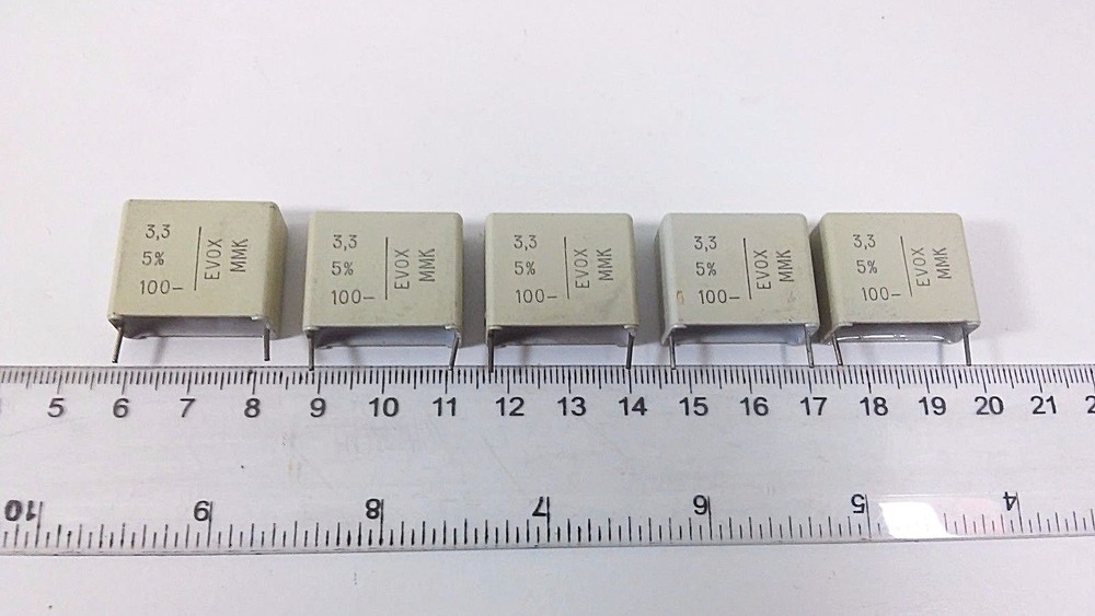 1 Pcs Capacitor EVOX MMK Metallized Polyester 3.3 5% 100V New
