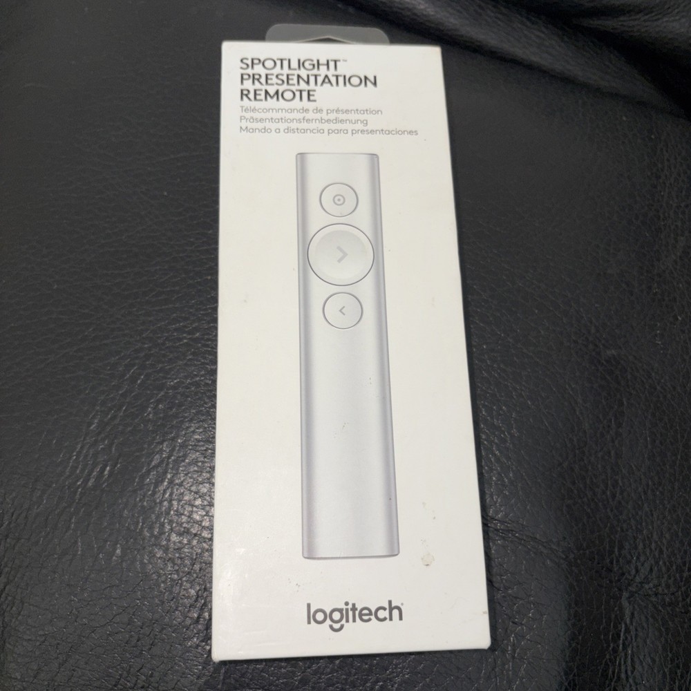 Logitech Spotlight Advance Presentation Remote Silver Certified