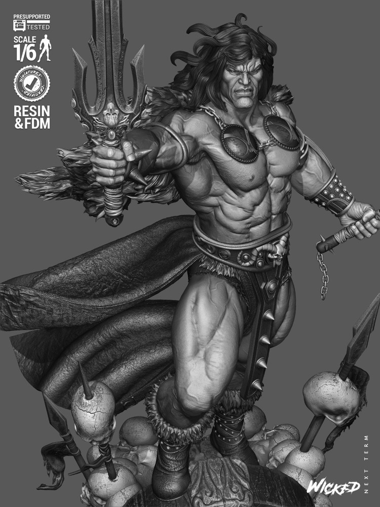 Conan model kit unassembled unpainted see Description