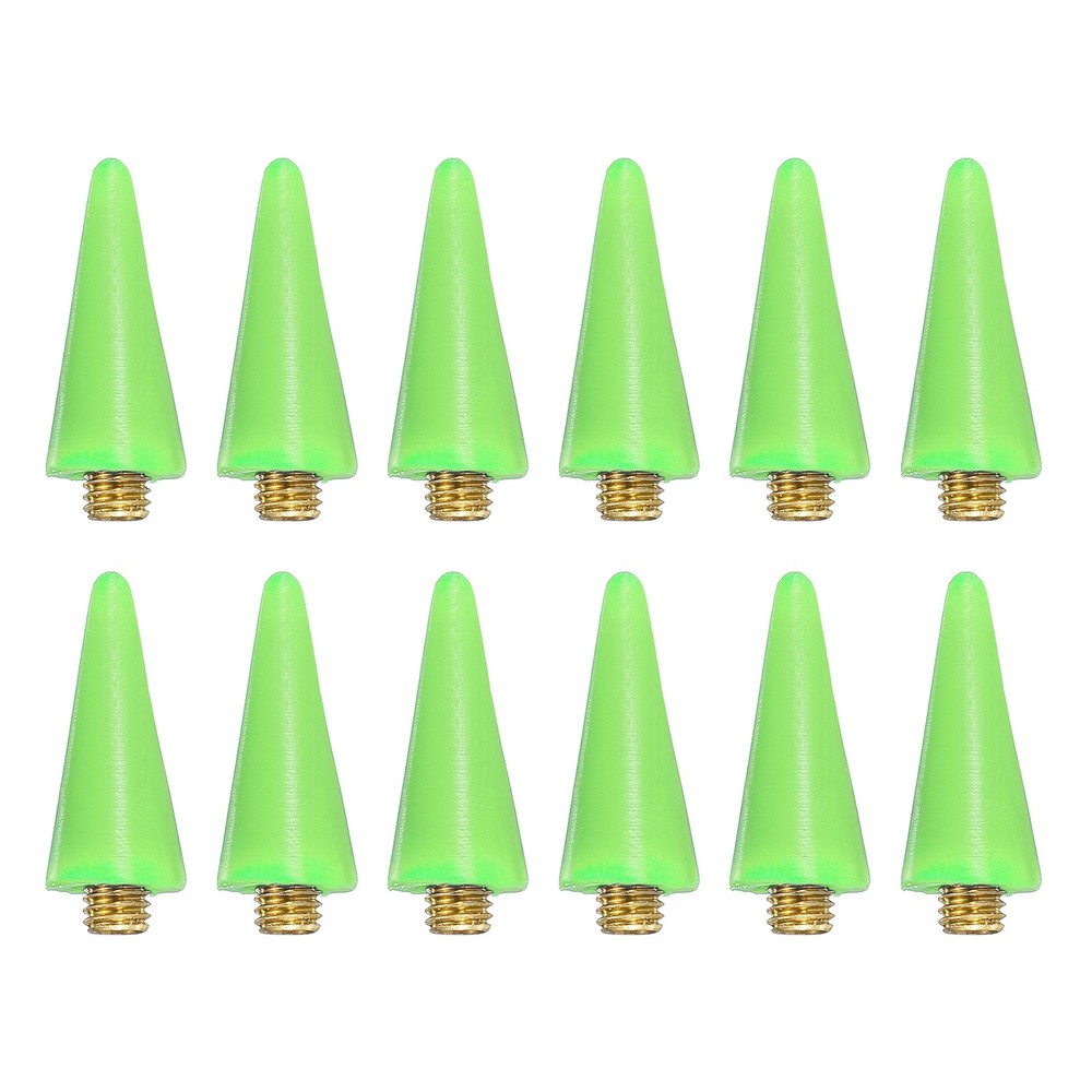 12Pcs Wax Head Tips, Rhinestone Picker Tool Wax Pencil Tips, Light Green