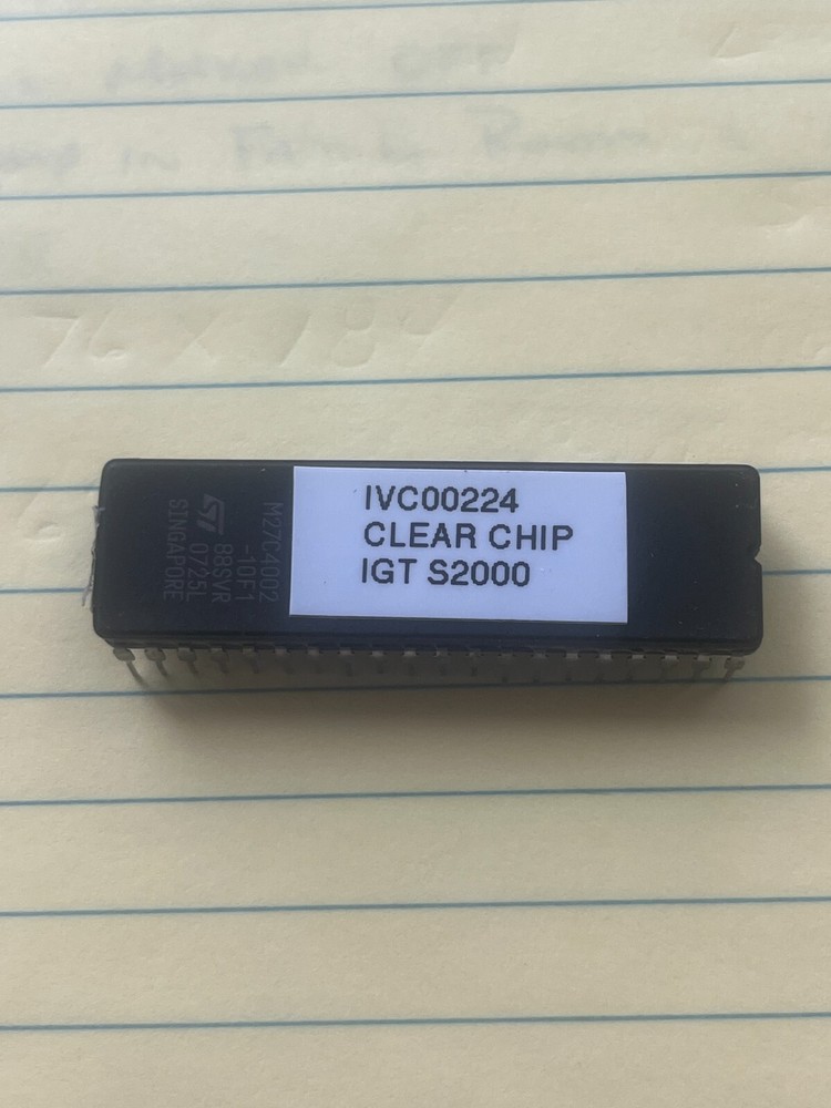 IGT S2000 IVC00224 Clear Key