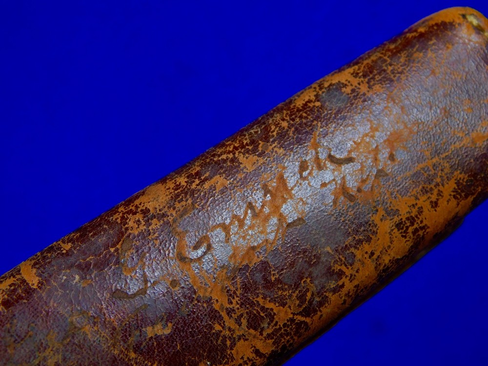 Antique US 1922 Dated Leather Ammo Pouch Holder Case