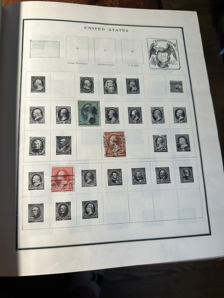 1946 Modern Postage Stamps Book From All Over The World With Stamps