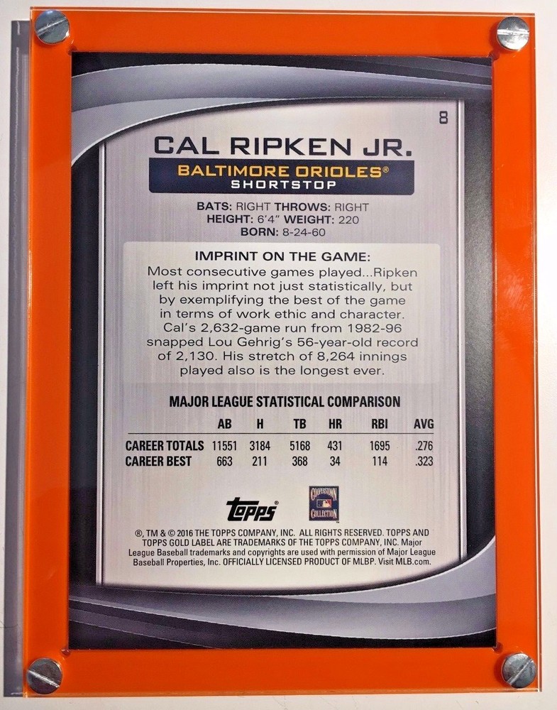 5" x 7" Box Topper Acrylic Display Holder Case.