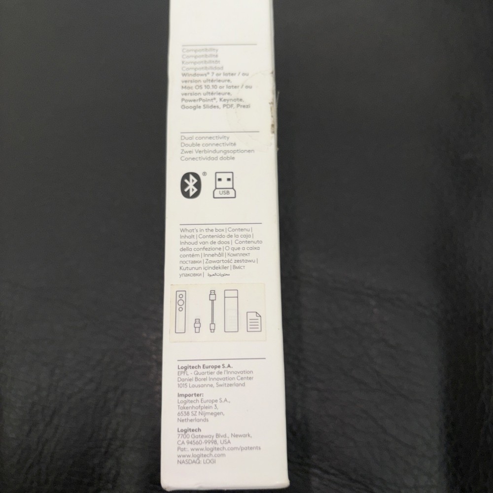 Logitech Spotlight Advance Presentation Remote Silver Certified