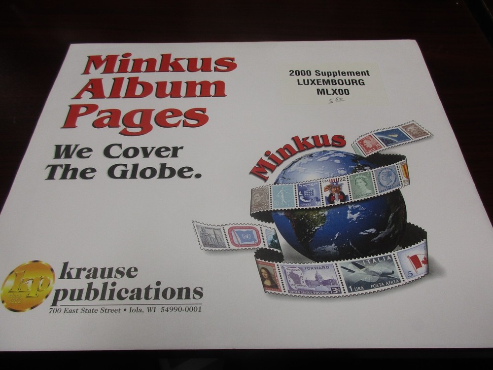 "MINKUS"  ALBUM PAGES  2000  SUPPLEMENT  LUXEMBURG  #MLX00  W/FREE SHIPPING!!!