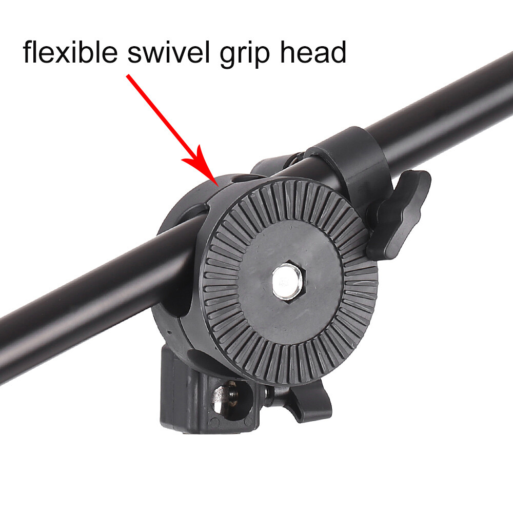 Photography Extendable Reflector Diffuser Holder Stand Boom Arm L1I0