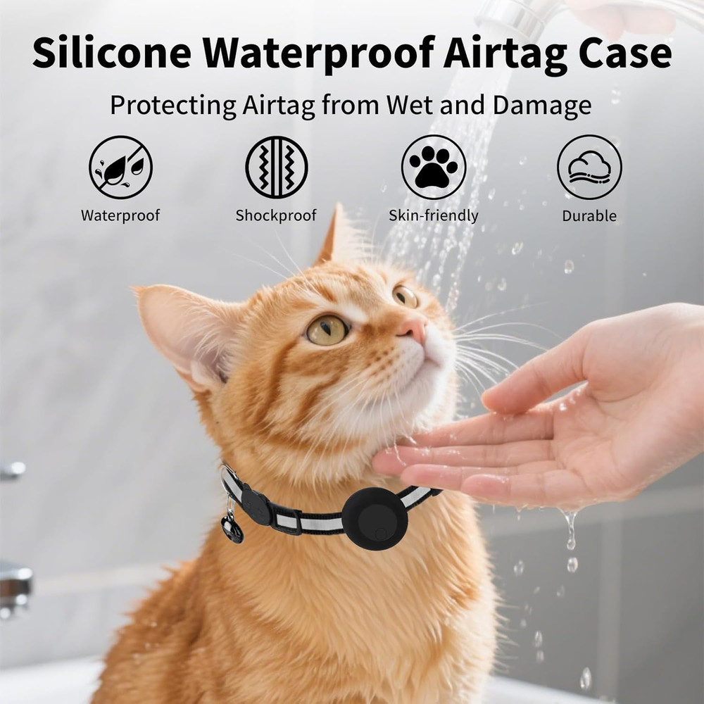 GPS Tracker for Cats (1 Pack), Mini GPS Cat Tracker, Smart Pet Activity Tracker,