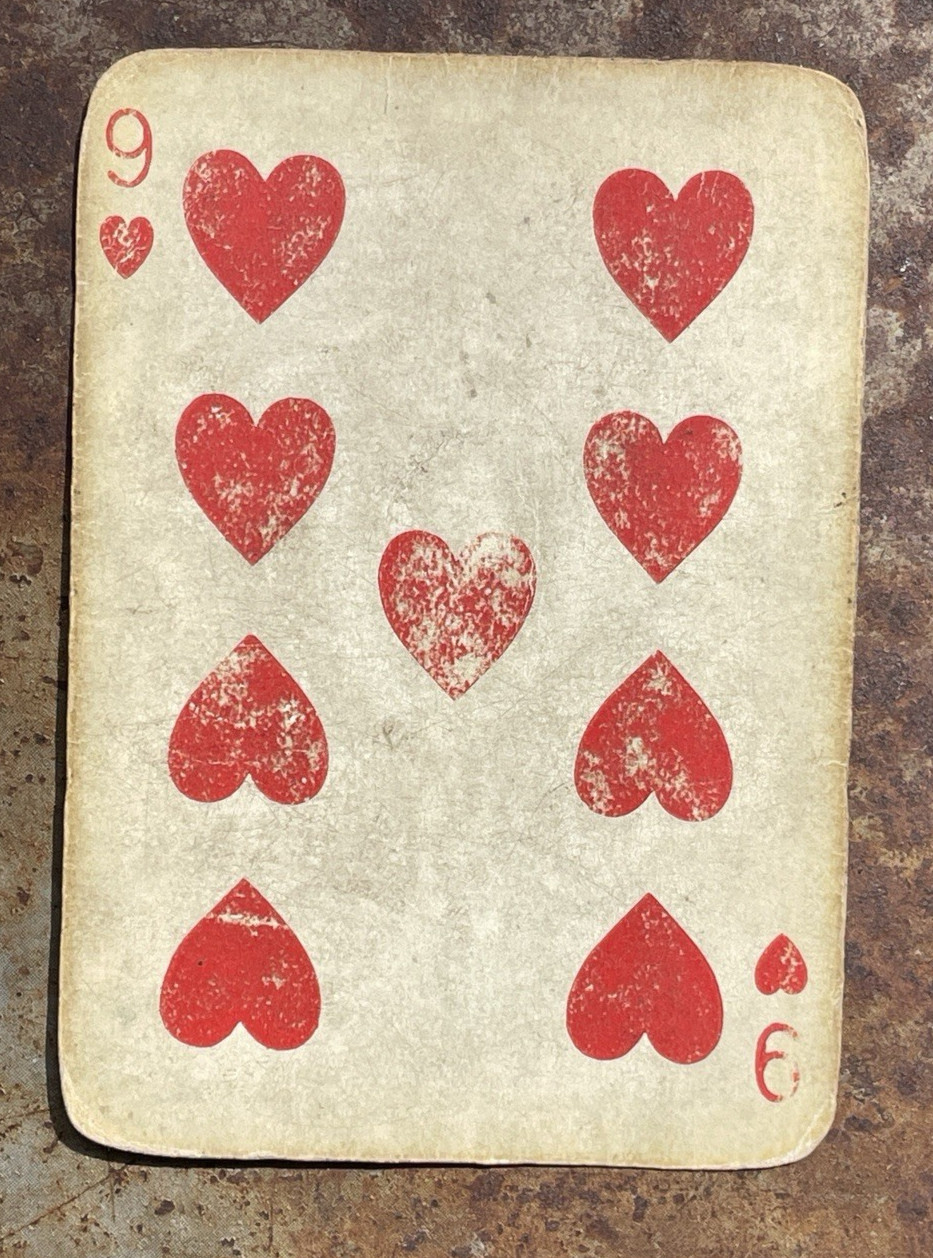 Antique Single Poets Cigars Playing Card from American Playing Card Co c1895