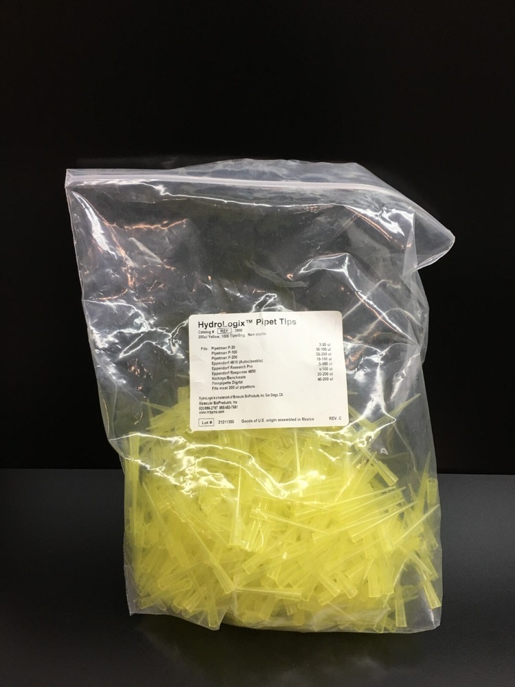 MBP HydroLogix REF 3900 Pipet Tips 200uL Yellow