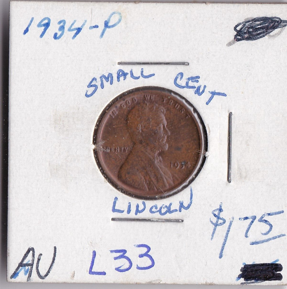 1934 Lincoln Cent L33