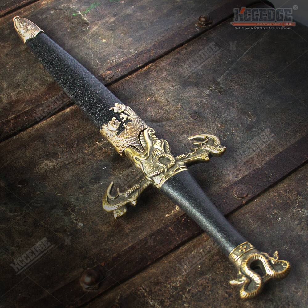 16" Medieval Letter Opener King Dagger with Stainless Steel Blade