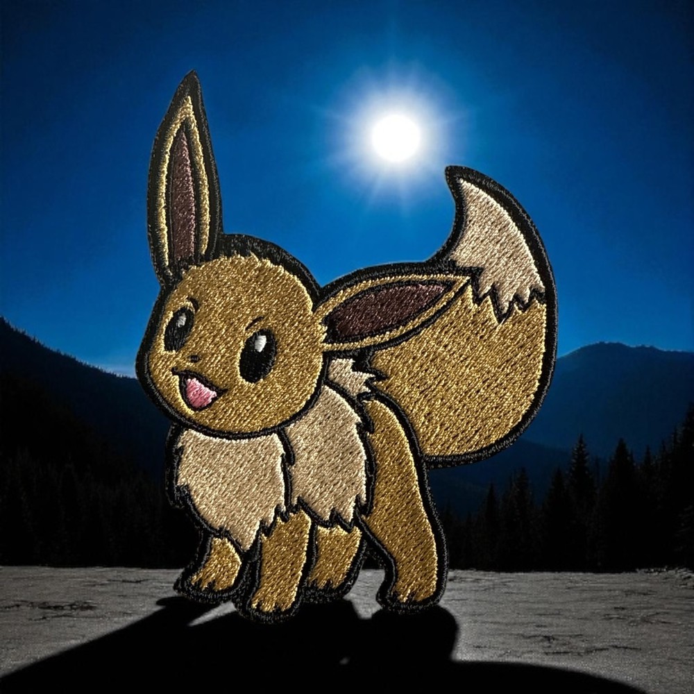 Eevee Pokedex Pokémon Patch/Eevee Evolution Pokémon Patch 4.01" X 3.17"