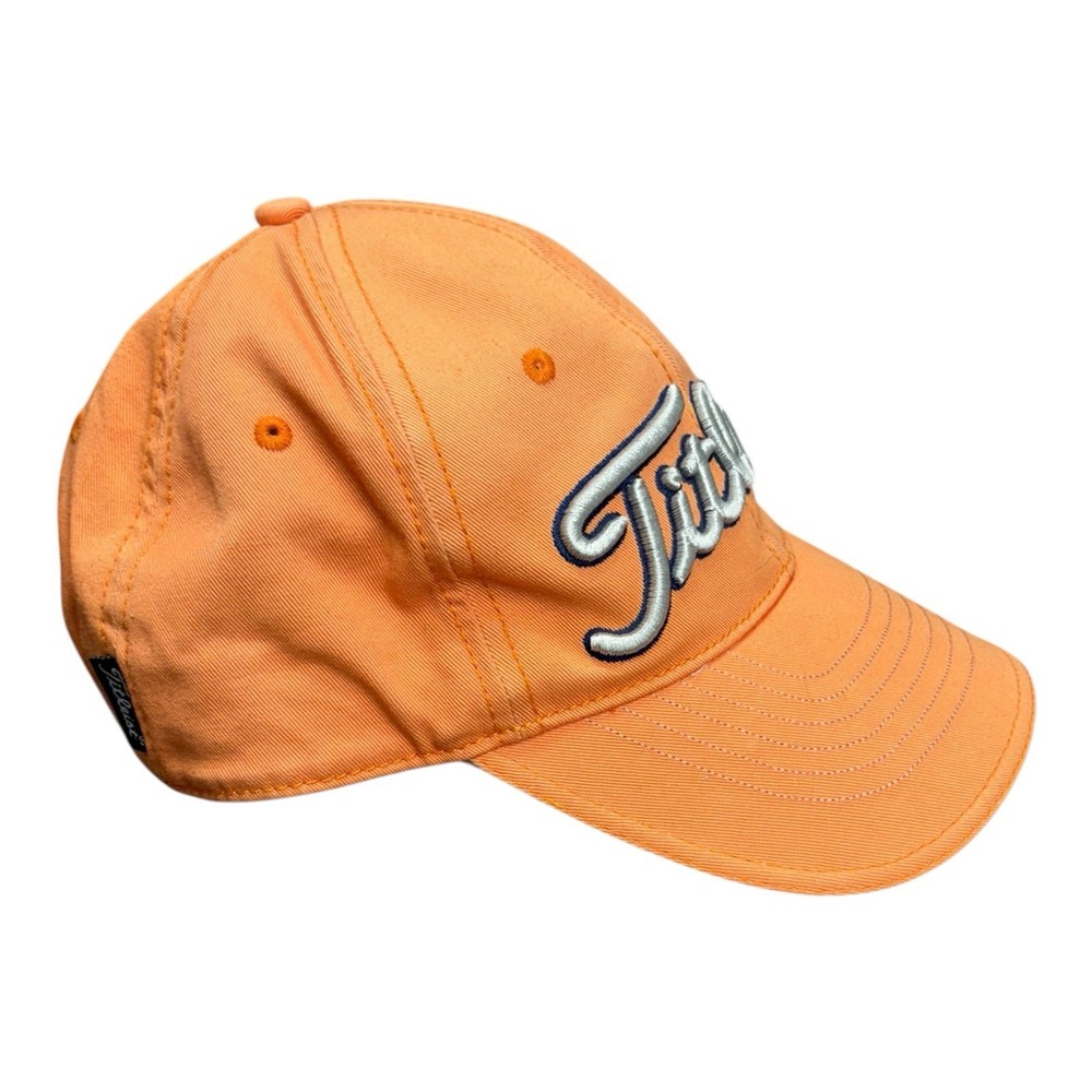 Titleist Golf Hat Orange Cap Adjustable StrapBack Cap PGA