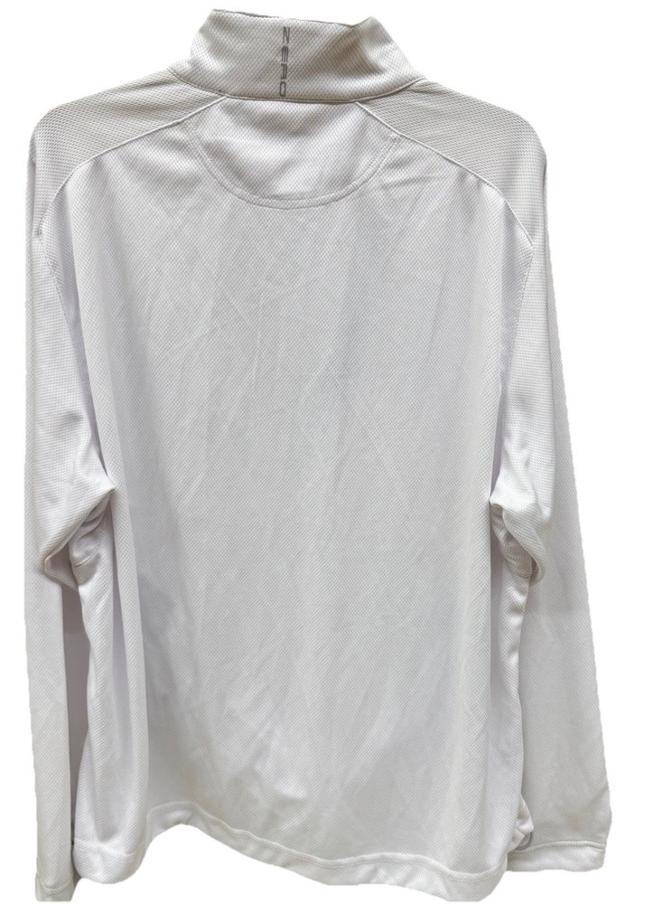 Zero Restriction Men’s XL Quarter Wedge Pull Over White