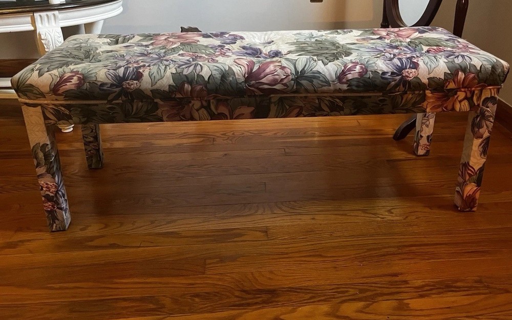 Floral Bench
