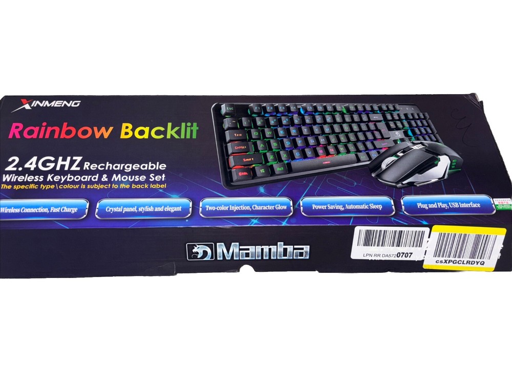 Pink Wireless keyboard & Mouse Set