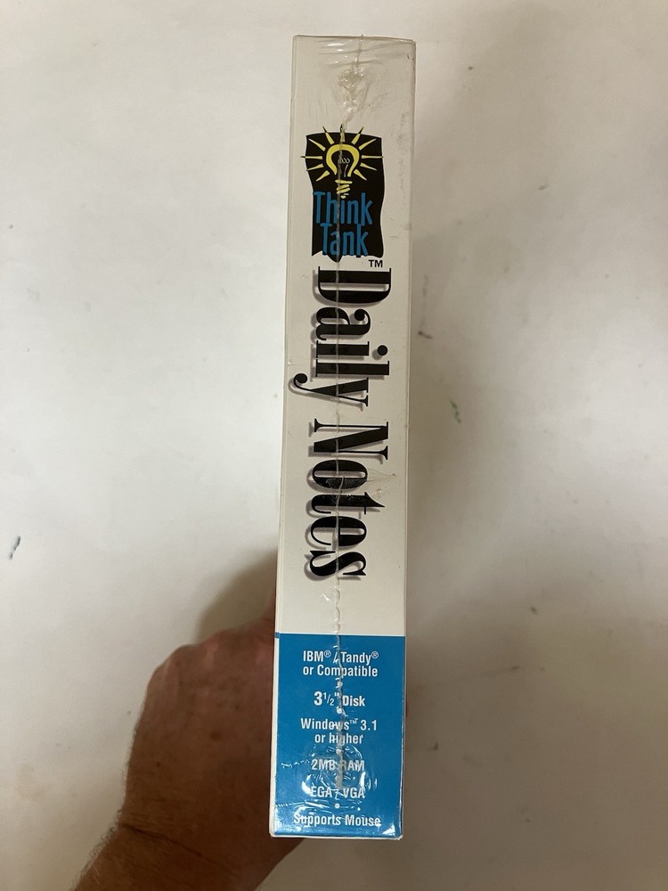 Daily Notes - By Think Tank, Vintage Computer software for Win 3.1 or Higher NEW