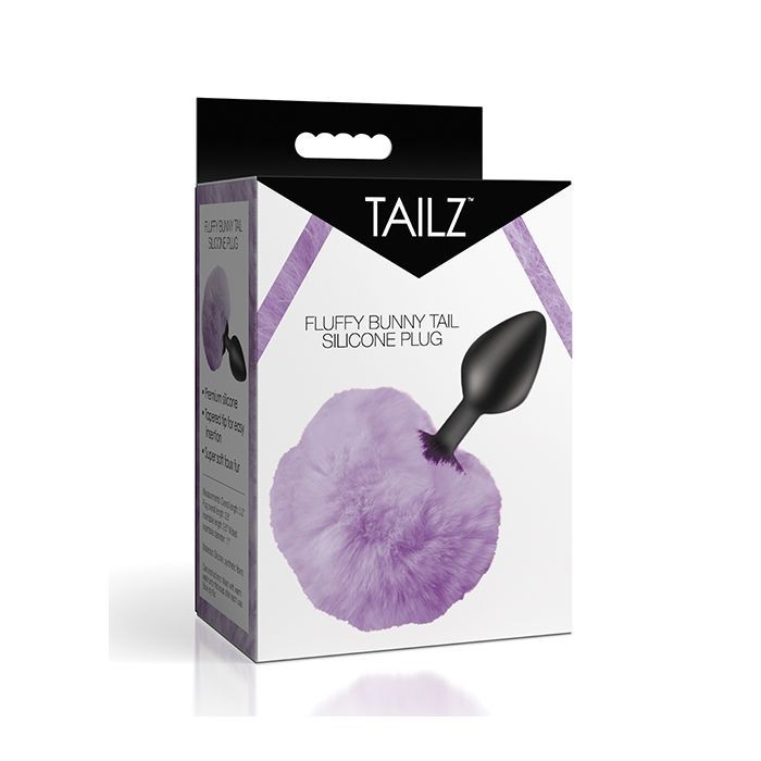 Tailz Fluffy Bunny Tail Silicone Plug