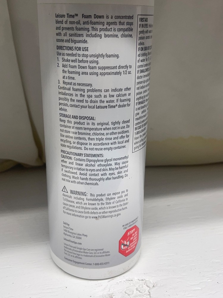 1 quart foam reducer