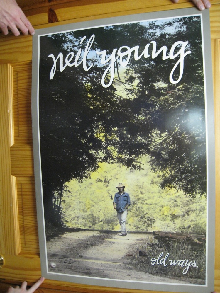 Neil Young Poster Old Ways Walking The Road