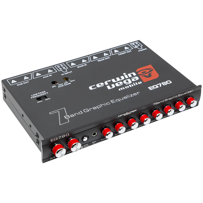 Cerwin Vega EQ780 7-Band Parametric EQ with Auxiliary Input