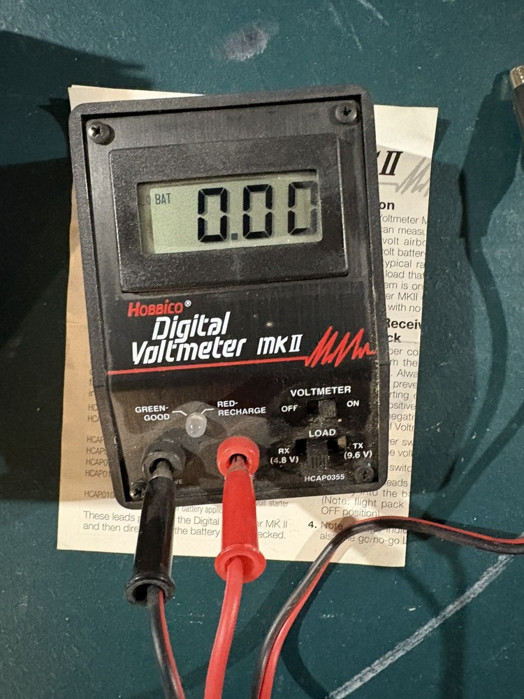 Hobbico Digital LCD Voltmeter MK II - #HCAP0355