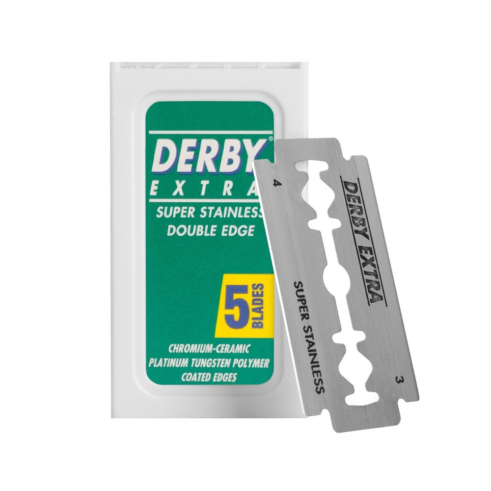 25X USTA razor blades DERBY Extra Blue Green Shaving Double Edge Sampler