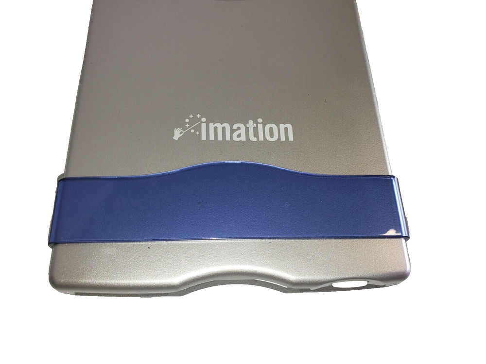Imation External Floppy Disk Drive USB, 3.5" Model D353FUE Silver / Blue