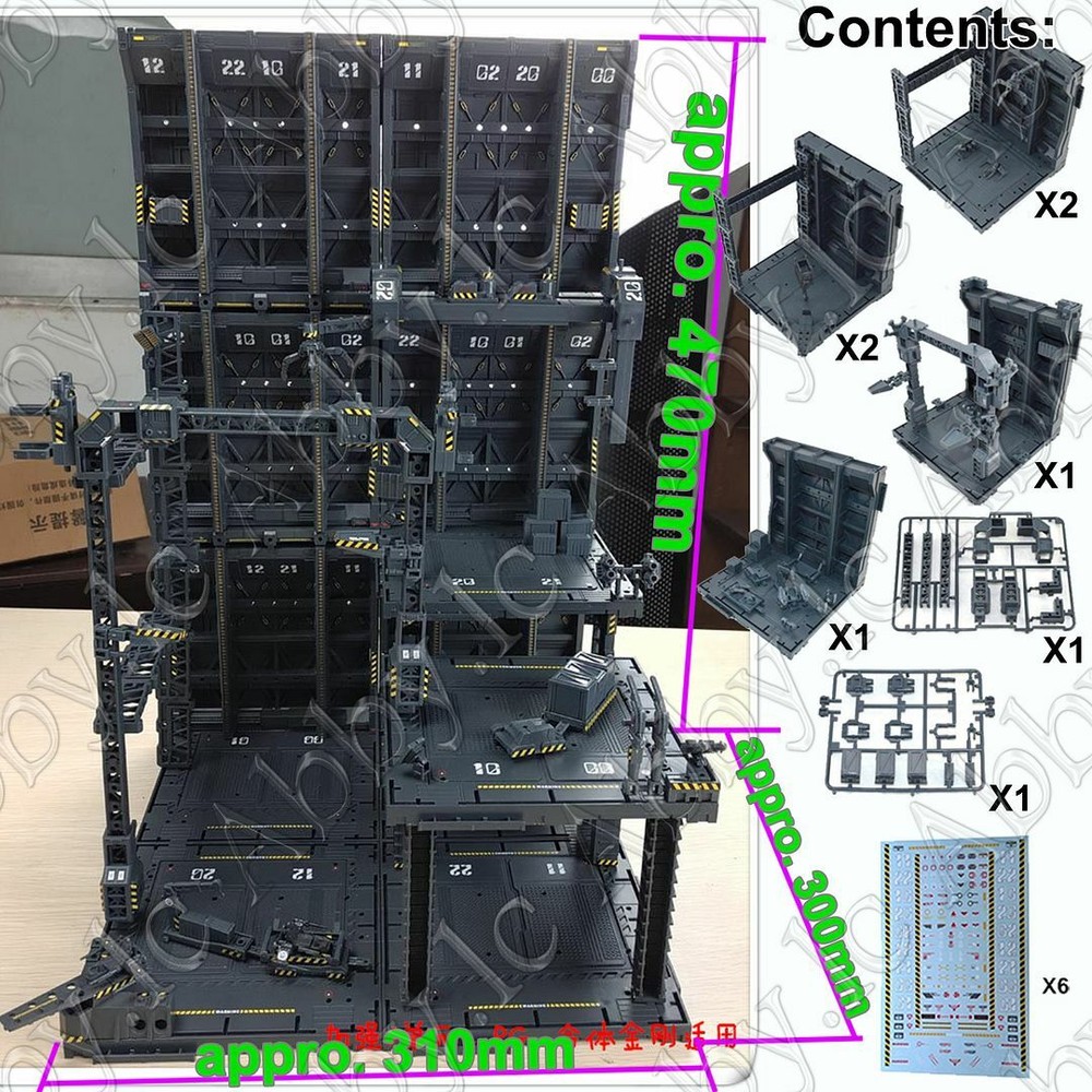 CG MECHANICAL CHAIN Machine Nest ACTION BASE Set For PG 1/60 Model Transformers
