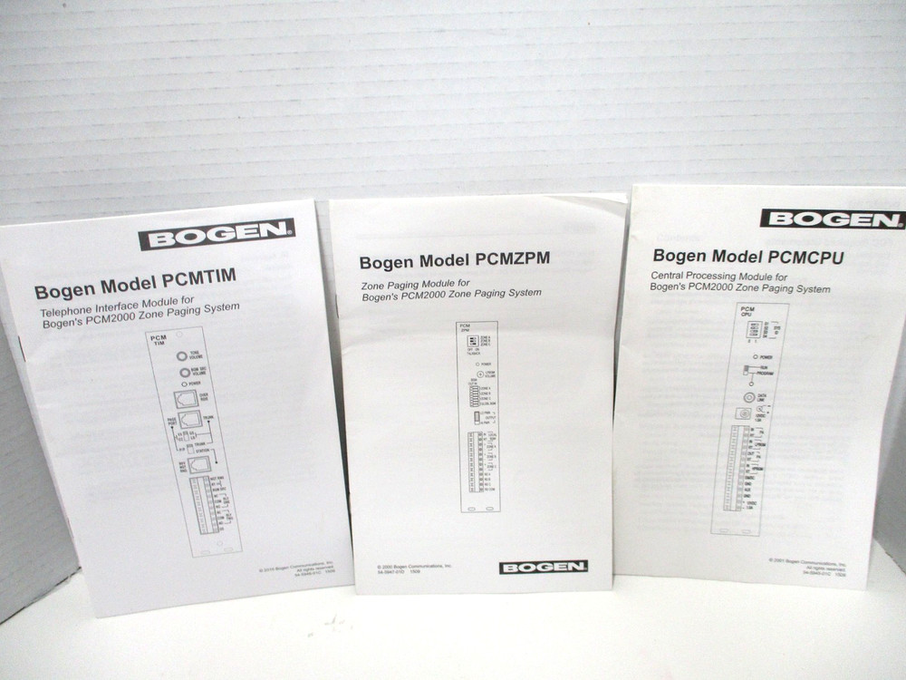 Bogen PCMSYS3 Preassembled Zone Paging System