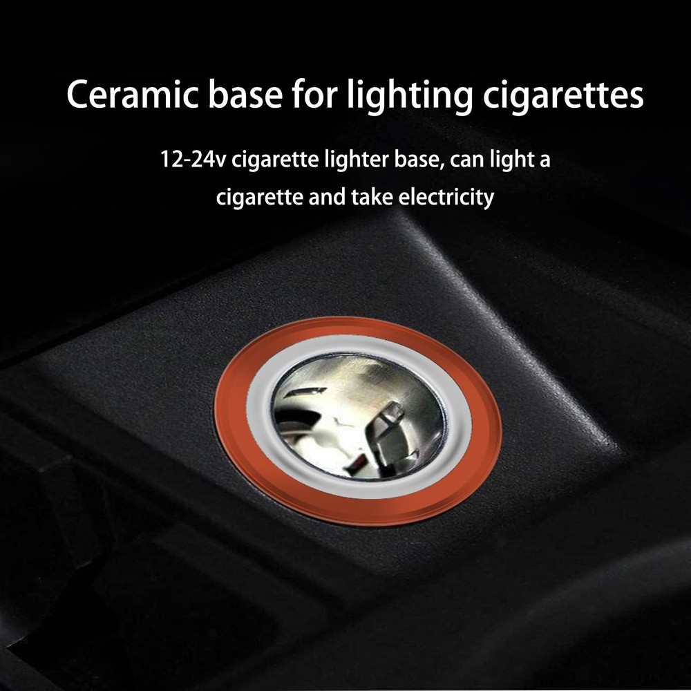Olivia & Oliver DC 12V Car Cigarette Lighter Socket Assembly with Eject 1pcs